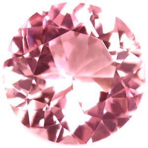 Turmalin 1,57 ct, różowy, szlif okrągły