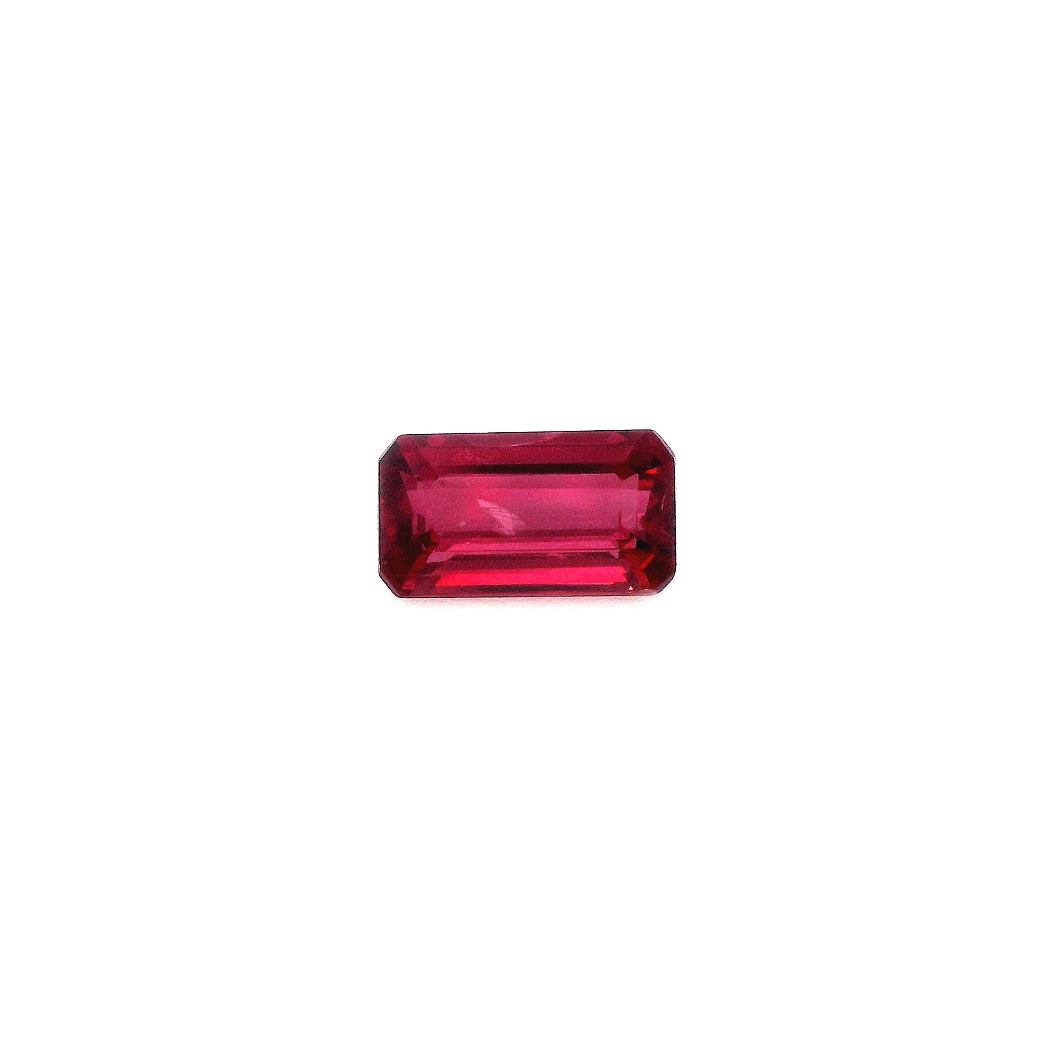 1.86 ct Octagonal ruby