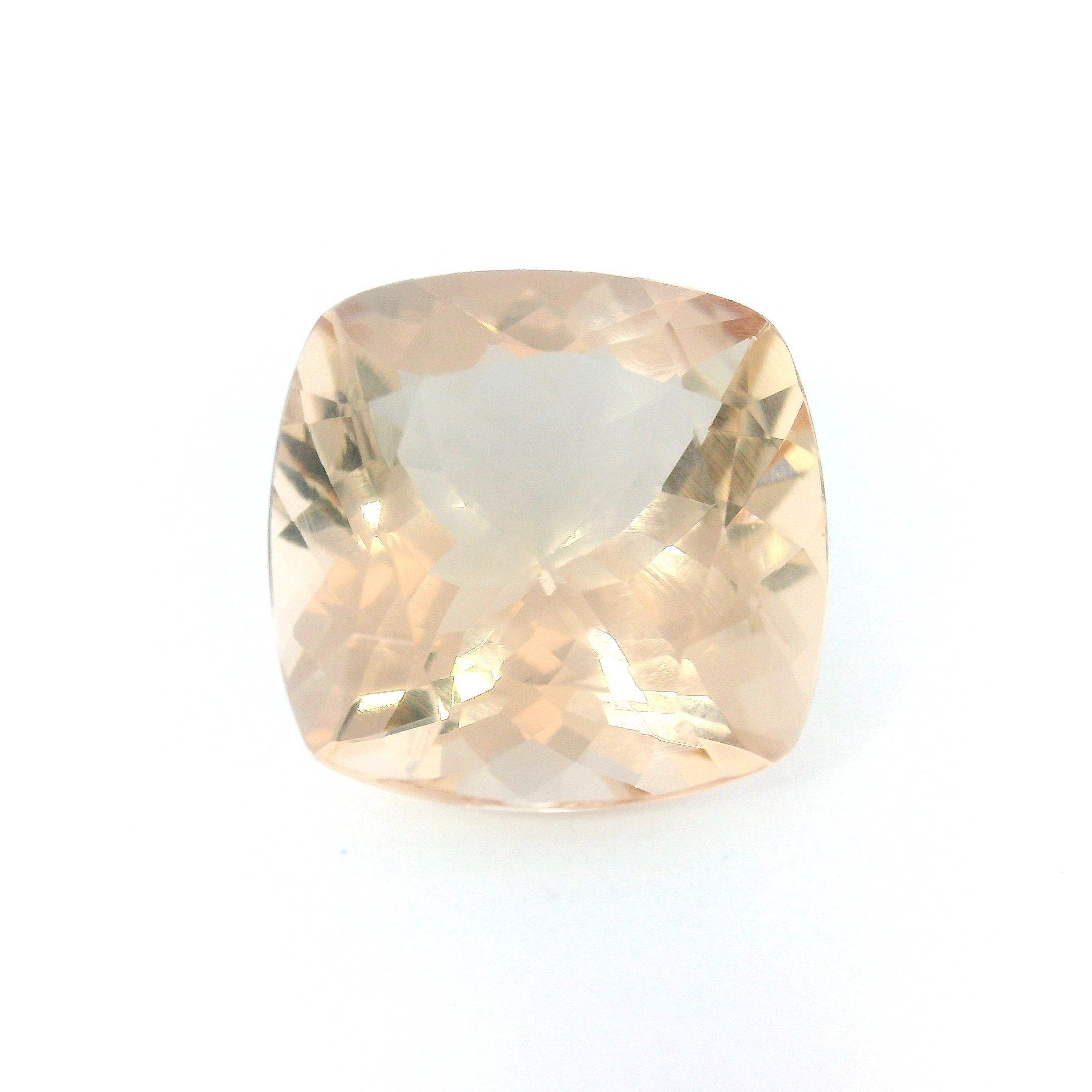 Morganit 7,44 ct, różowy, szlif cushion