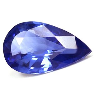 Szafir 1,73 ct, niebieski, szlif gruszka