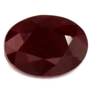 RUBY FACETED 1.26ct RED Deep Red SI REST_OF_AFRICA HEATED