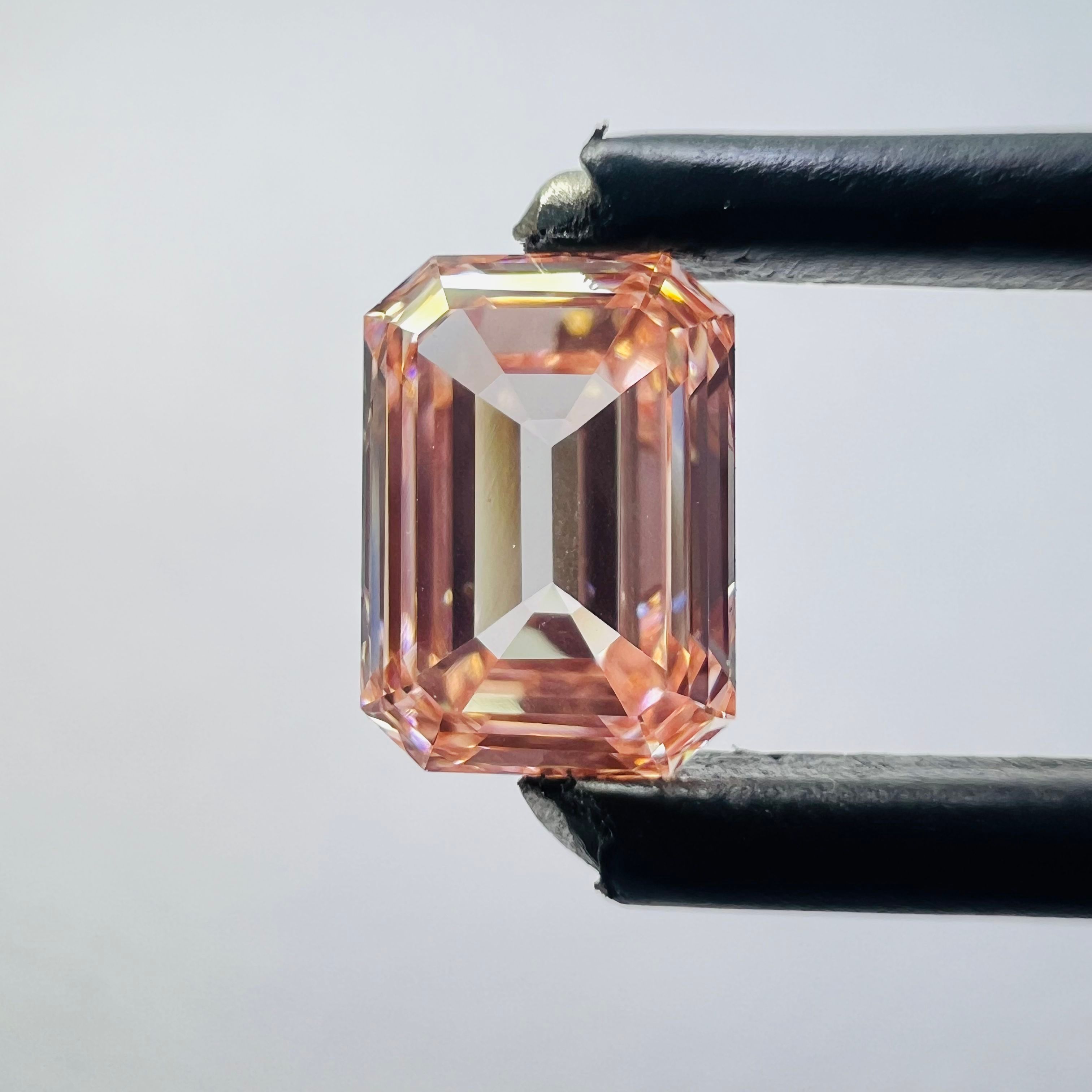 0.63 CT Pink EMERALD