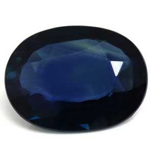 Szafir 1,36 ct, niebieski, szlif owalny