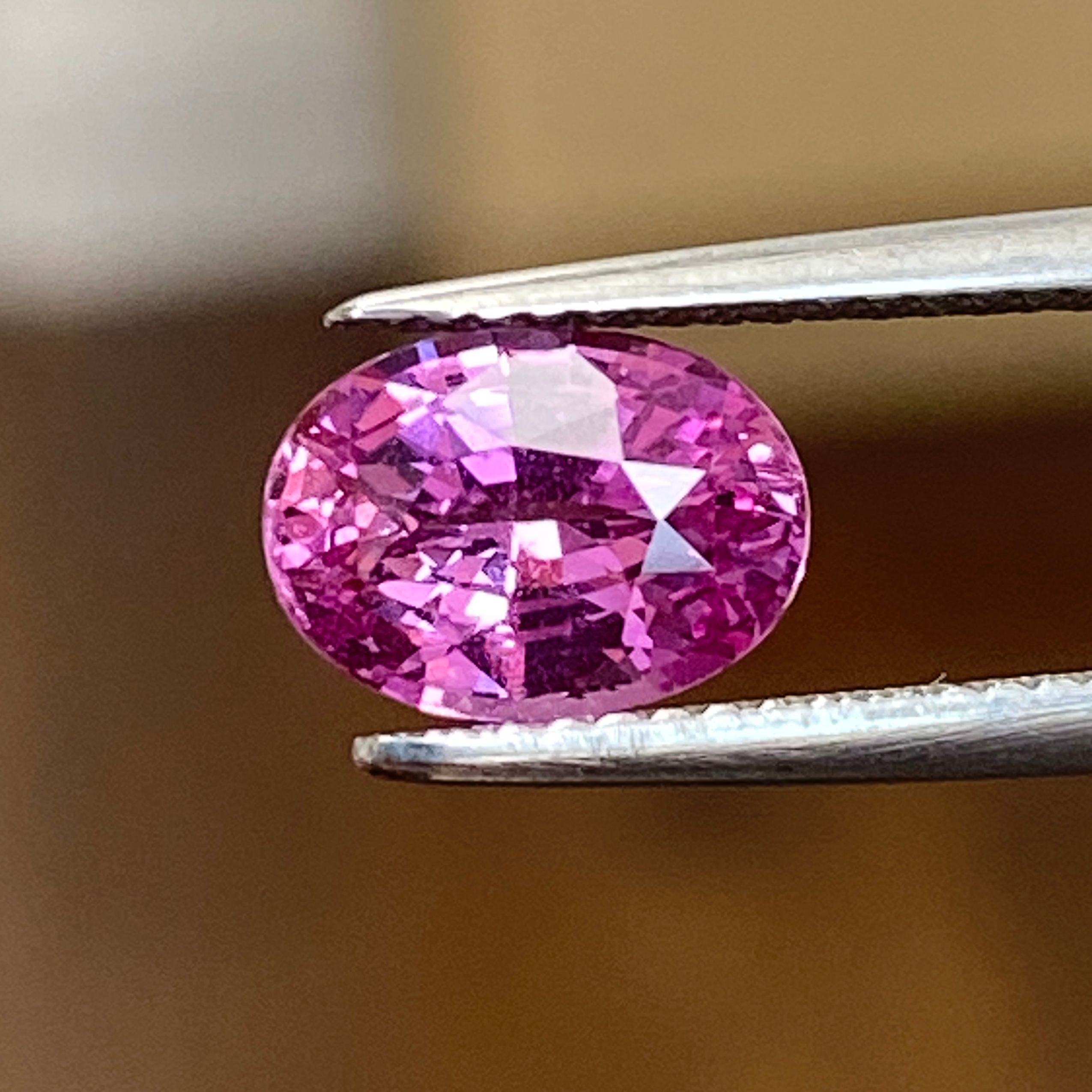 SAPPHIRE FACETED 2.08ct PINK Pink EC SRILANKA NONE