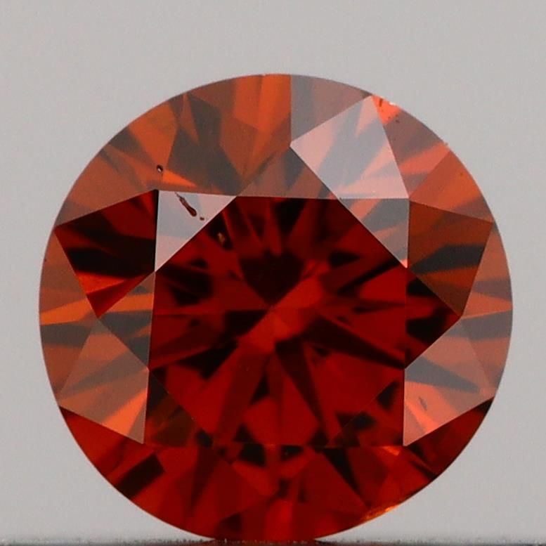 0.31 CT Fancy Vivid Orange ROUND