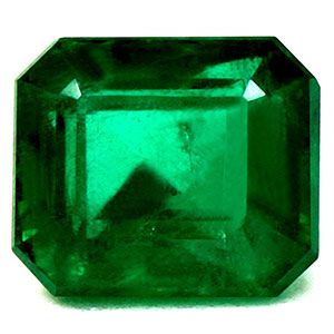 Szmaragd 1,67 ct, zielony, szlif szmaragdowy