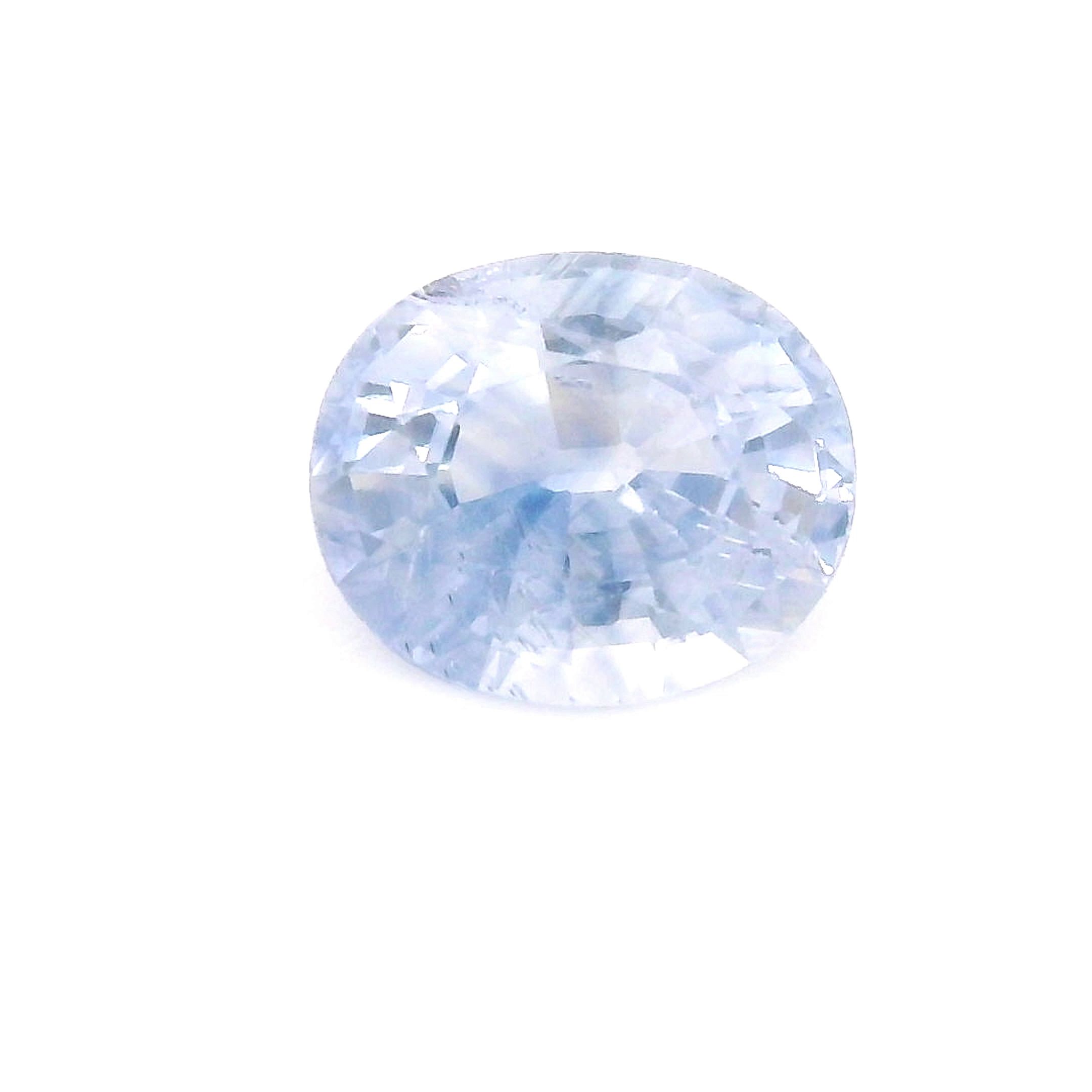Szafir 1,08 ct, niebieski, szlif owalny
