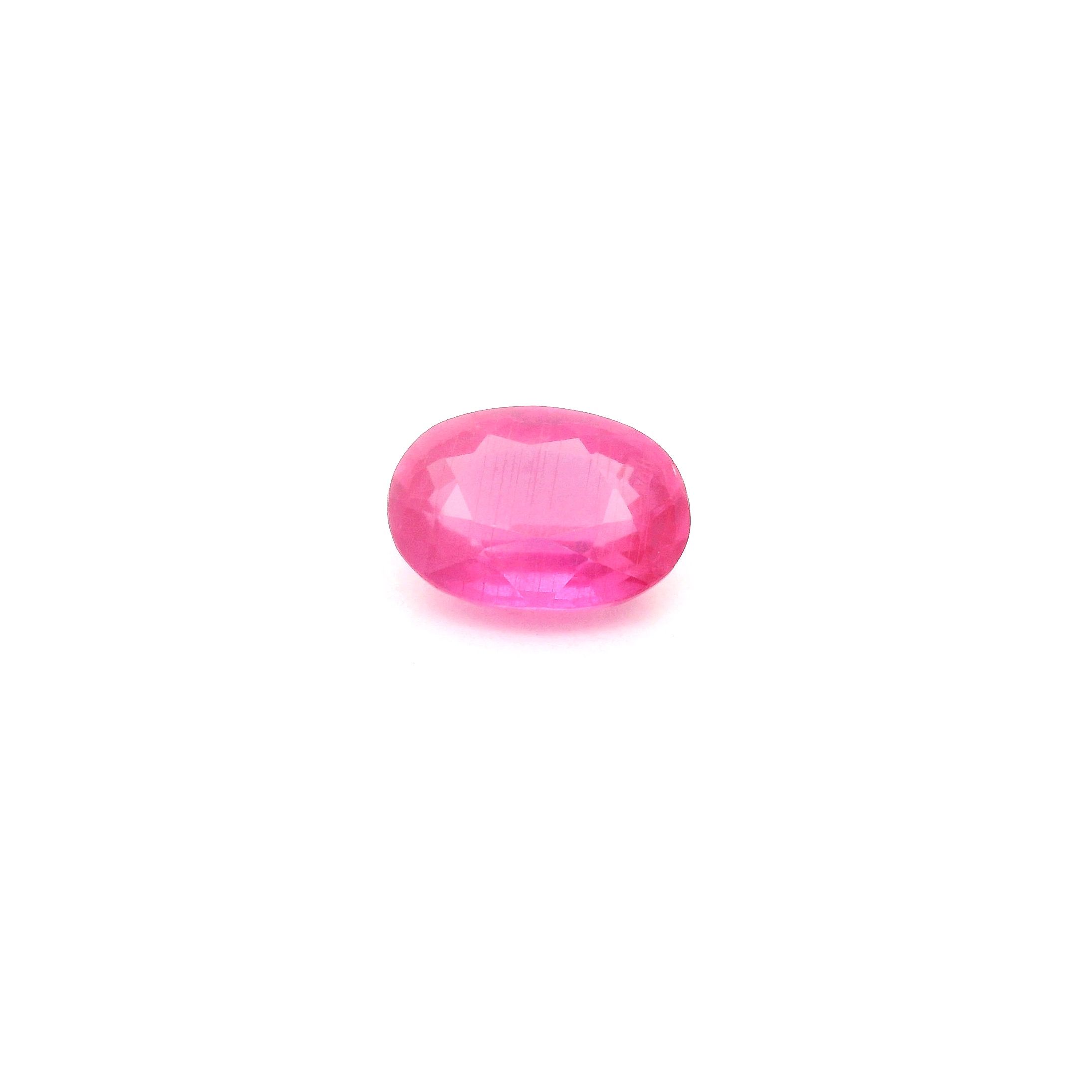 RUBY FACETED 1.12ct RED Medium Intense SI MOZAMBIQUE HEATED