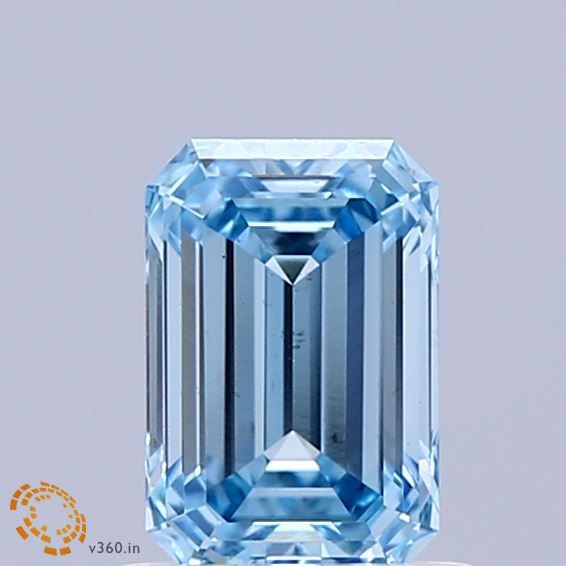 1.05 CT Fancy Intense Blue EMERALD