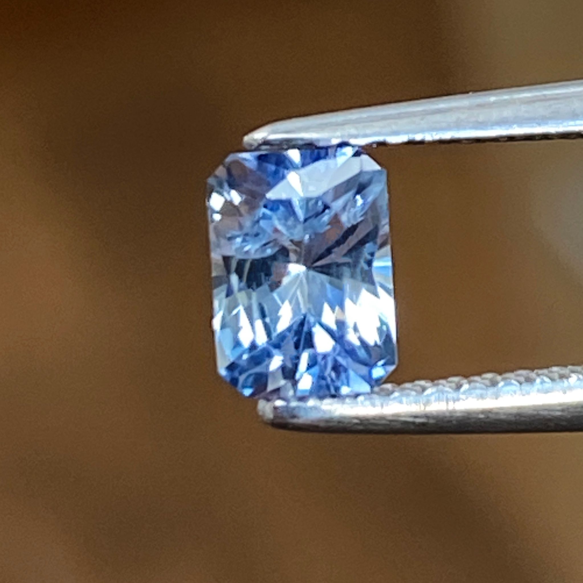SAPPHIRE FACETED 0.85ct BLUE BLUE EC UNITEDSTATES HEATED