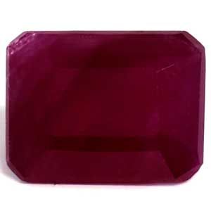 Rubin 2,01 ct, czerwony, szlif szmaragdowy