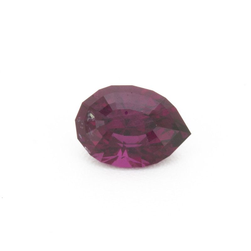 Granat 1,56 ct, purpurowy, szlif gruszka