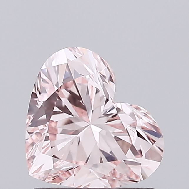 1.0 CT Fancy Intense Pink HEART