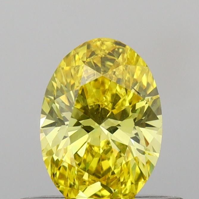 0.5 CT Fancy Vivid Yellow OVAL