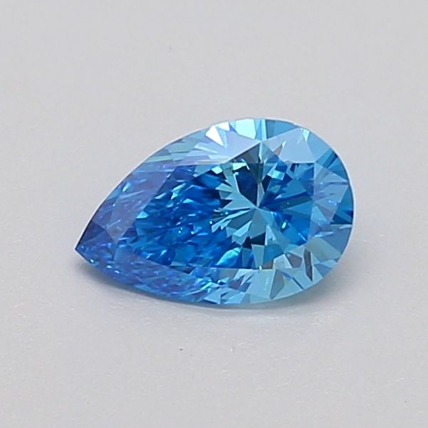 0.45 CT Fancy Intense Blue PEAR
