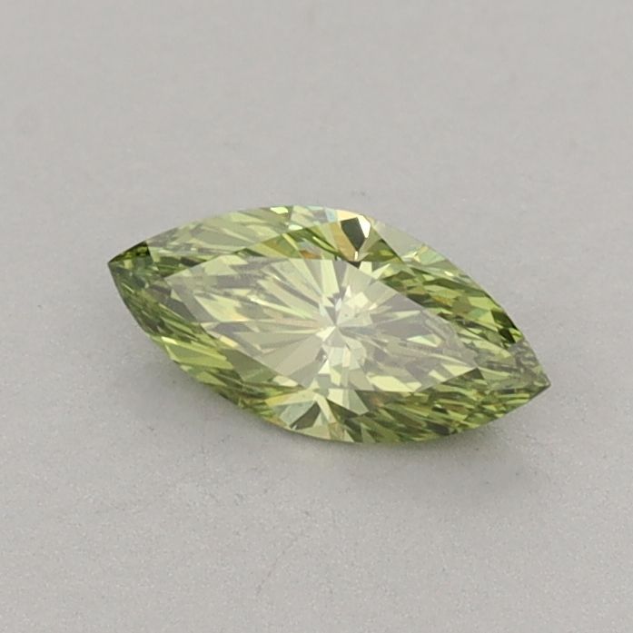 0.32 CT Fancy Vivid Green MARQUISE