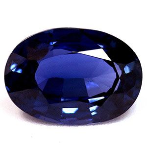 Szafir 2,53 ct, niebieski, szlif owalny