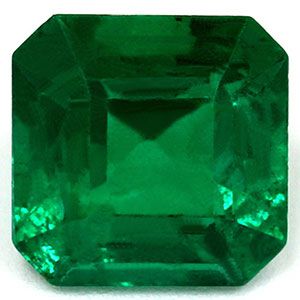 Szmaragd 1,19 ct, zielony, szlif szmaragdowy