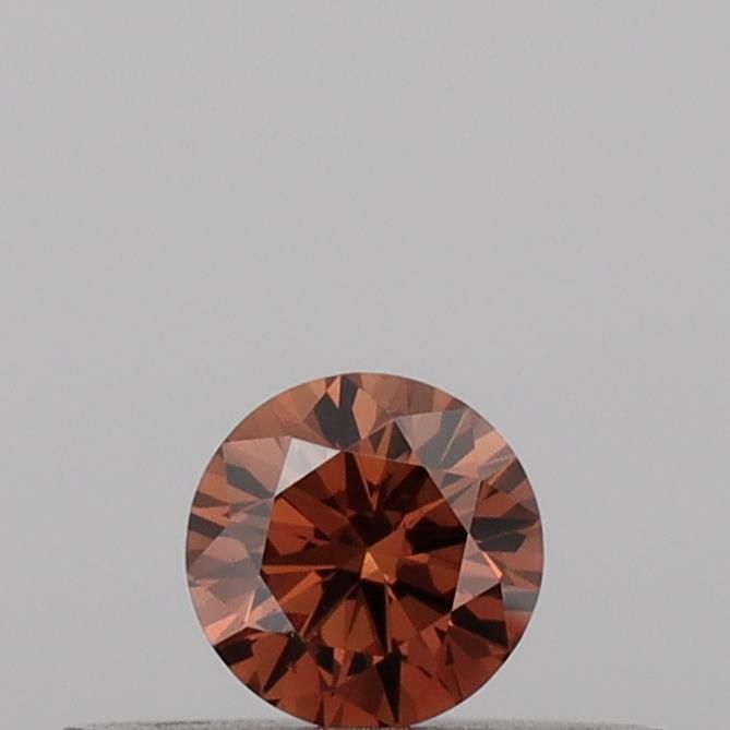 0.16 CT Fancy Vivid Orange ROUND