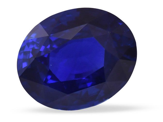Szafir 5,07 ct, niebieski, szlif owalny