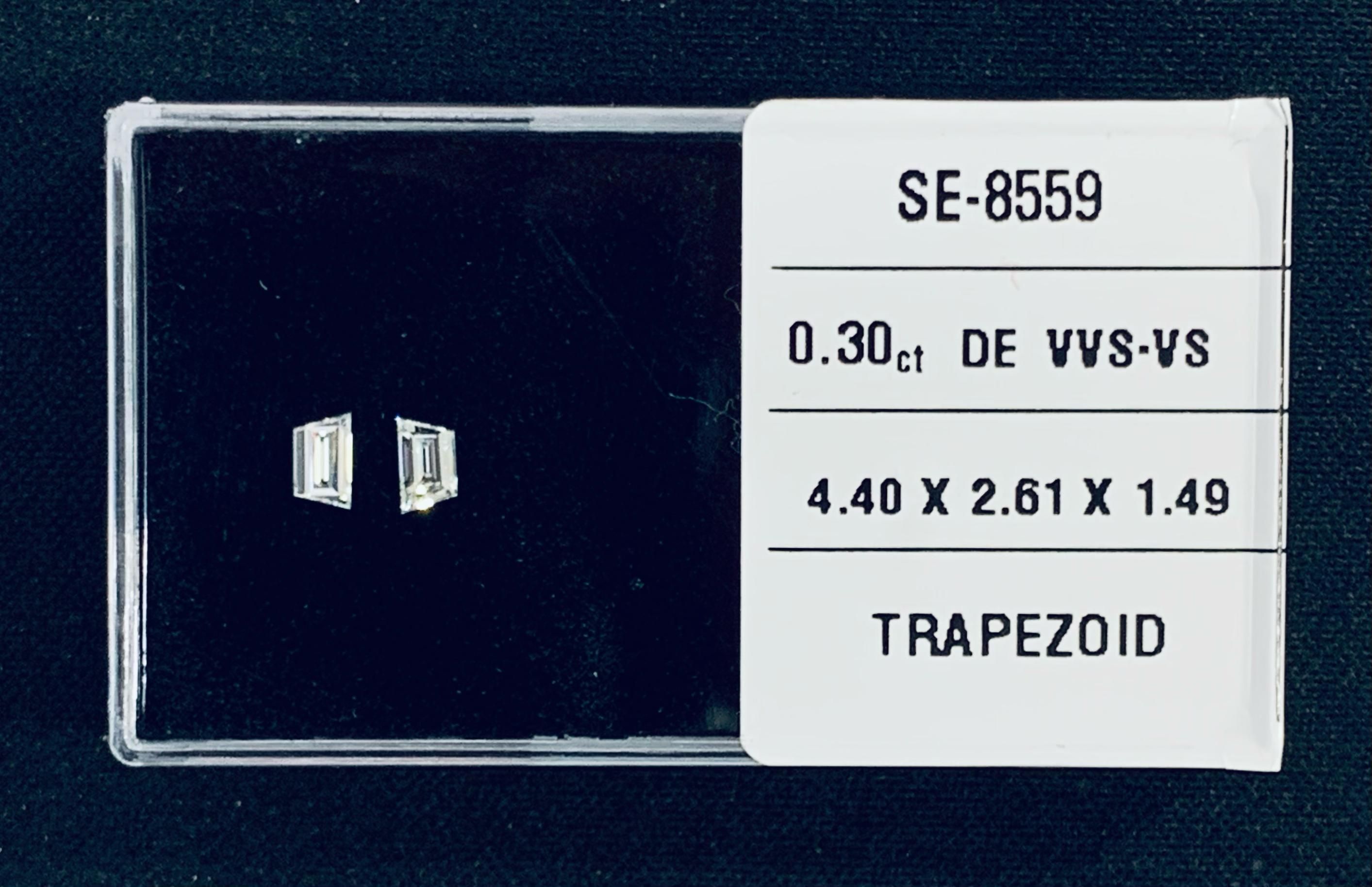 Prírodný diamant trapezoid,...