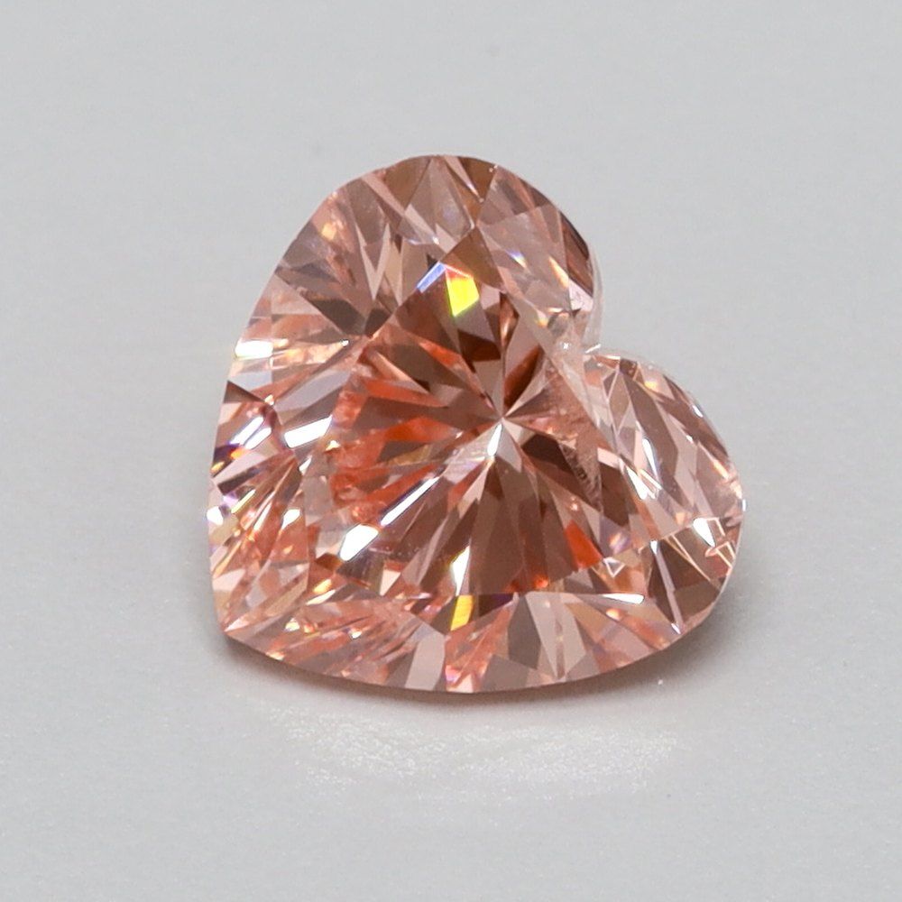 0.46 CT Fancy Vivid Pink HEART