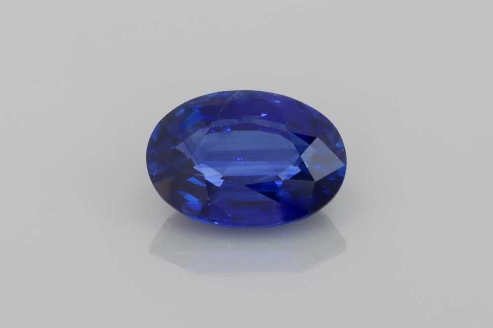 SAPPHIRE FACETED 3.28ct BLUE Vivid BLUE SI SRILANKA HEATED