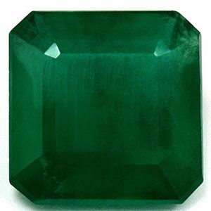 Szmaragd 3,46 ct, zielony, szlif szmaragdowy