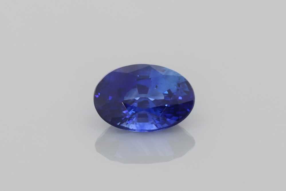 SAPPHIRE FACETED 1.11ct BLUE Vivid BLUE SI SRILANKA HEATED