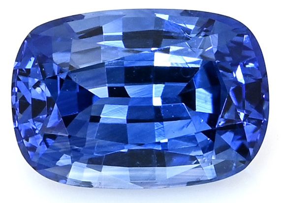 Szafir 1,46 ct, niebieski, szlif cushion