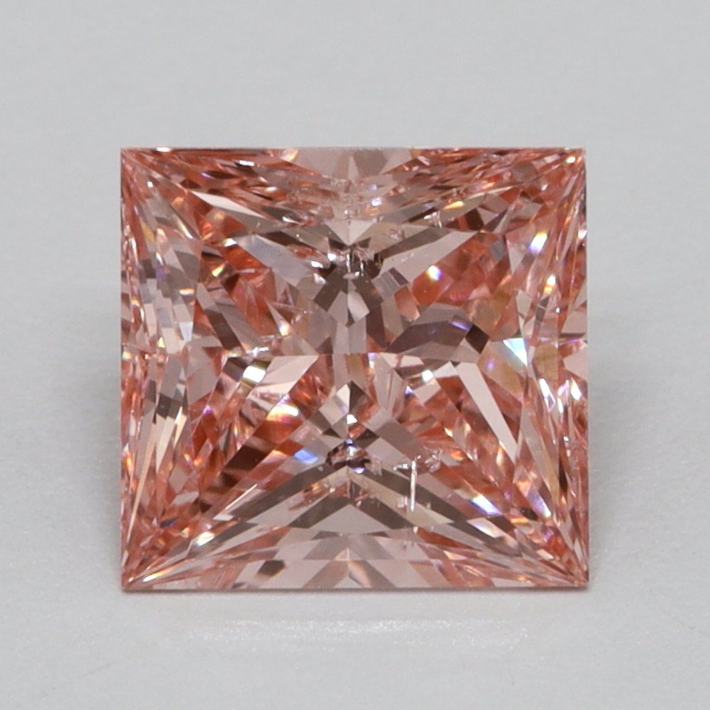 0.72 CT Fancy Vivid Pink PRINCESS