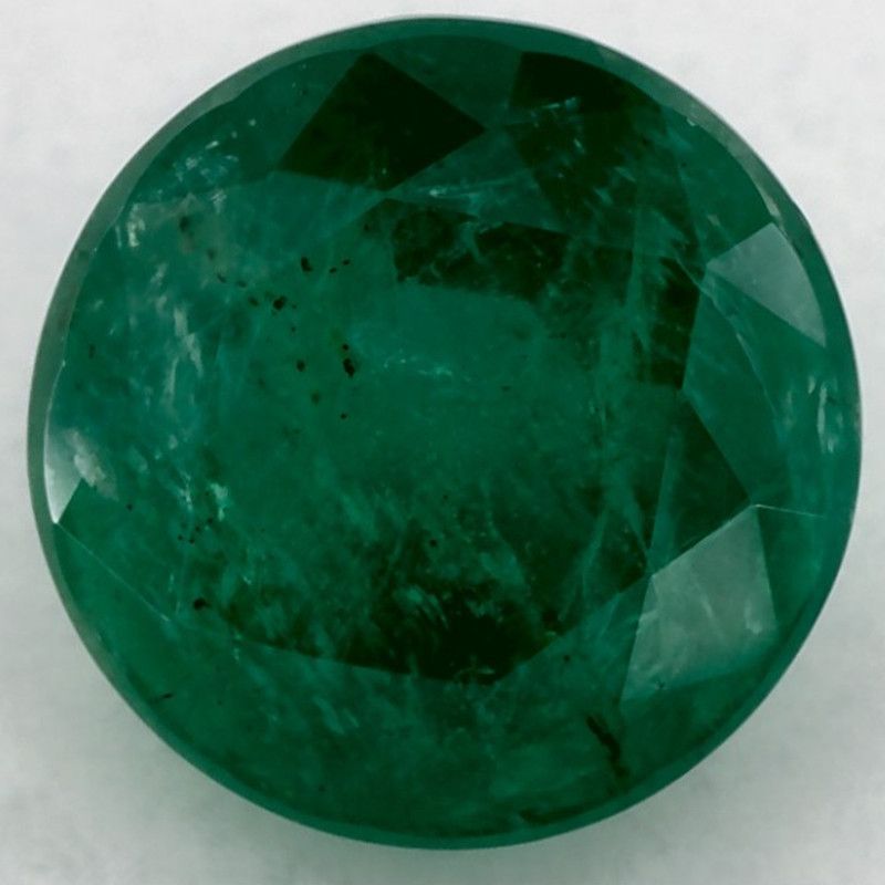 Szmaragd 4,05 ct, zielony, szlif okrągły