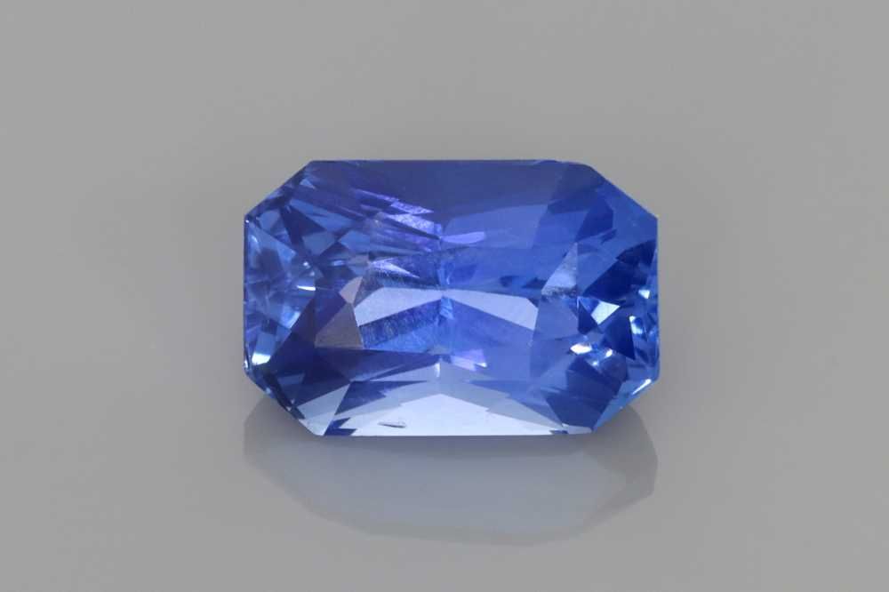 SAPPHIRE FACETED 3.04ct BLUE BLUE SI SRILANKA HEATED