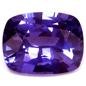 SAPPHIRE FACETED 1.71ct PURPLE Vivid Purple EC SRILANKA HEATED