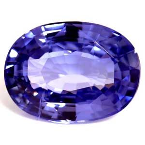 Szafir 3,17 ct, niebieski, szlif owalny