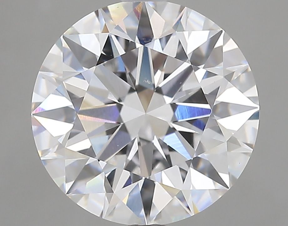 Diamant Rond 4.07 ct - Couleur D - Pureté VVS2