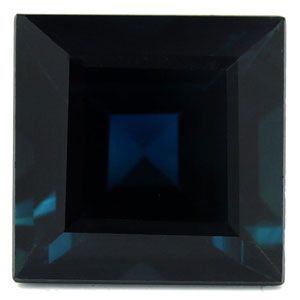 Szafir 1,78 ct, niebieski, szlif kwadratowy