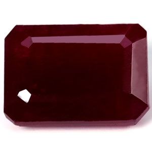 Rubin 2,51 ct, czerwony, szlif szmaragdowy