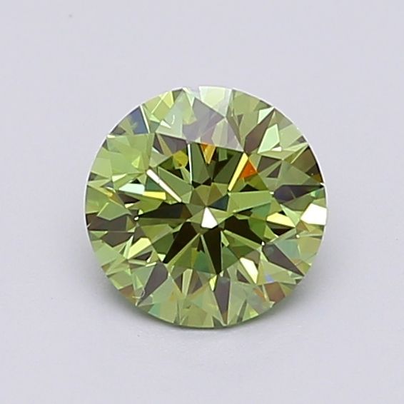 1.0 CT Fancy Vivid Green ROUND
