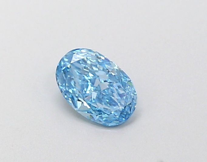 0.29 CT Fancy Vivid Blue OVAL