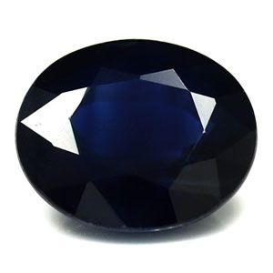 Szafir 1,65 ct, niebieski, szlif owalny
