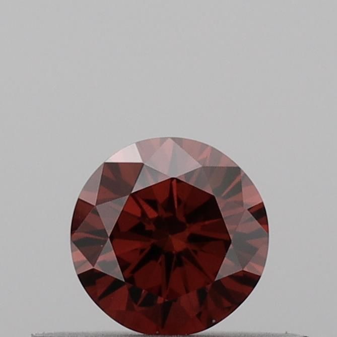 0.28 CT Fancy Vivid Orange ROUND