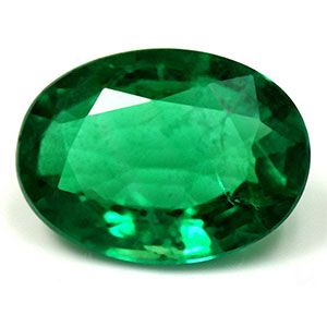 Szmaragd 1,26 ct, zielony, szlif owalny