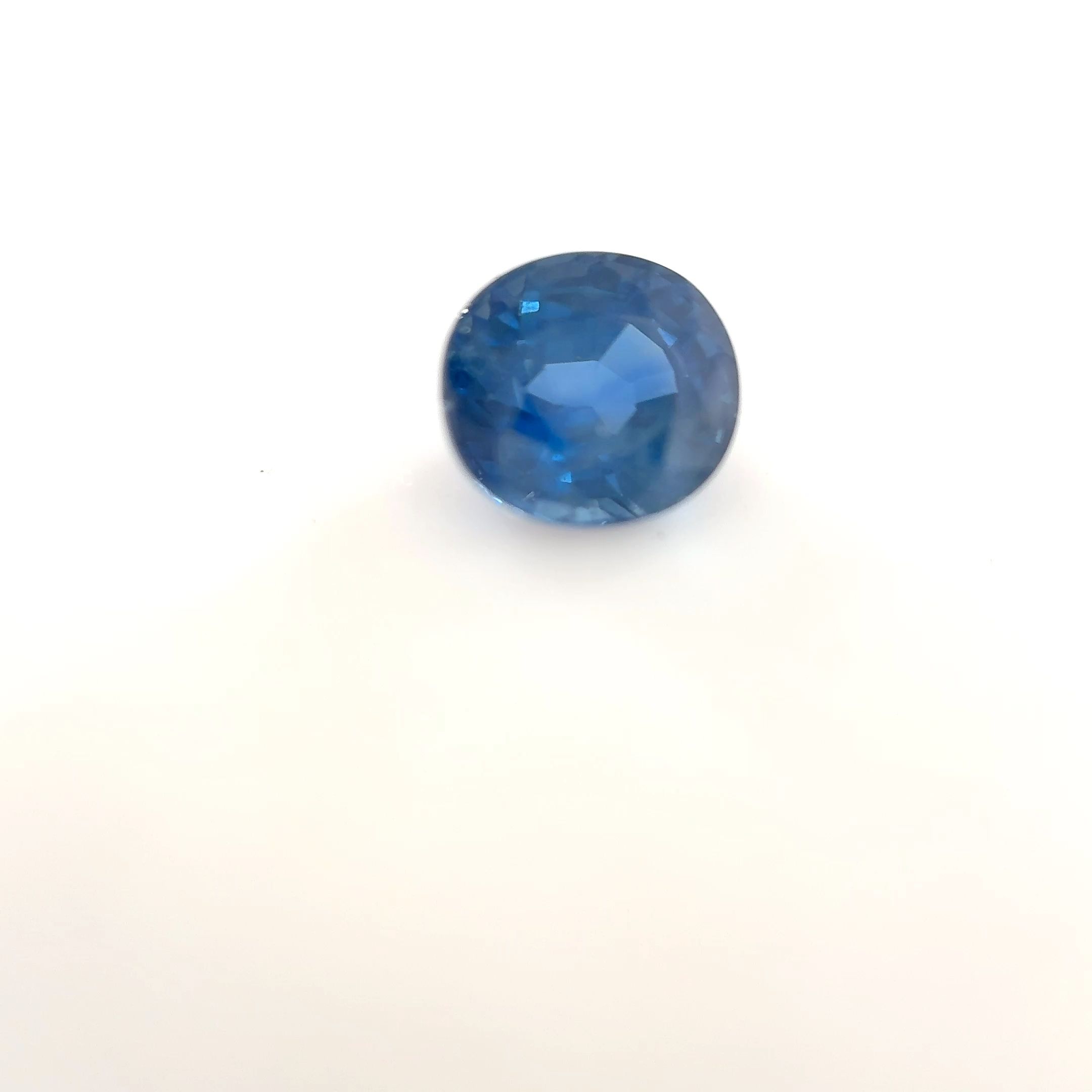 Szafir 1,16 ct, niebieski, szlif cushion