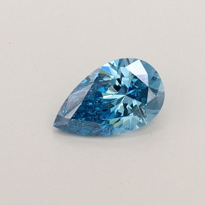 0.27 CT Fancy Vivid Blue PEAR