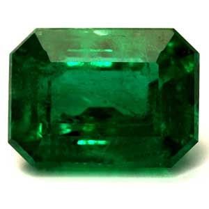 Szmaragd 1,59 ct, zielony, szlif szmaragdowy