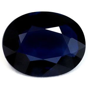 Szafir 2,25 ct, niebieski, szlif owalny