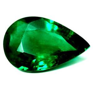 Szmaragd 4,71 ct, zielony, szlif gruszka