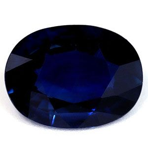 Szafir 2,04 ct, niebieski, szlif owalny