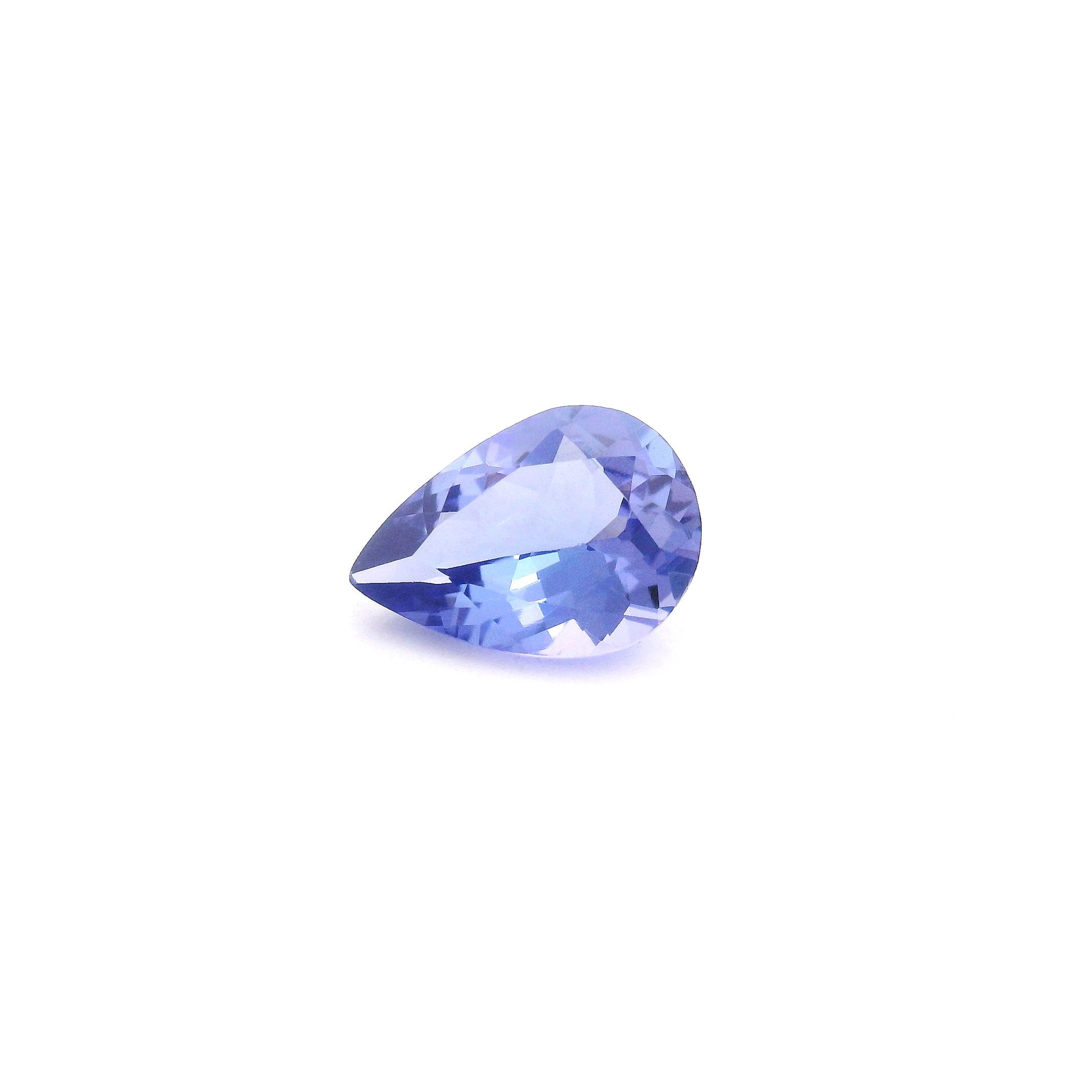 TANZANITE FACETED 0.98ct BLUE Intense EC TANZANIA HEATED